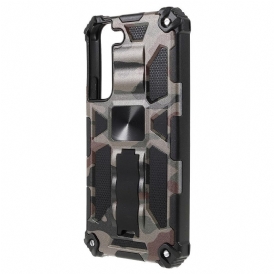 Cover Samsung Galaxy S22 5G Supporto Rimovibile Mimetico