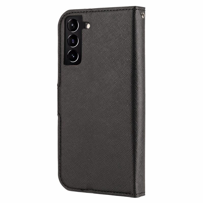 Cover Samsung Galaxy S22 5G Tessuto Con Staccabile
