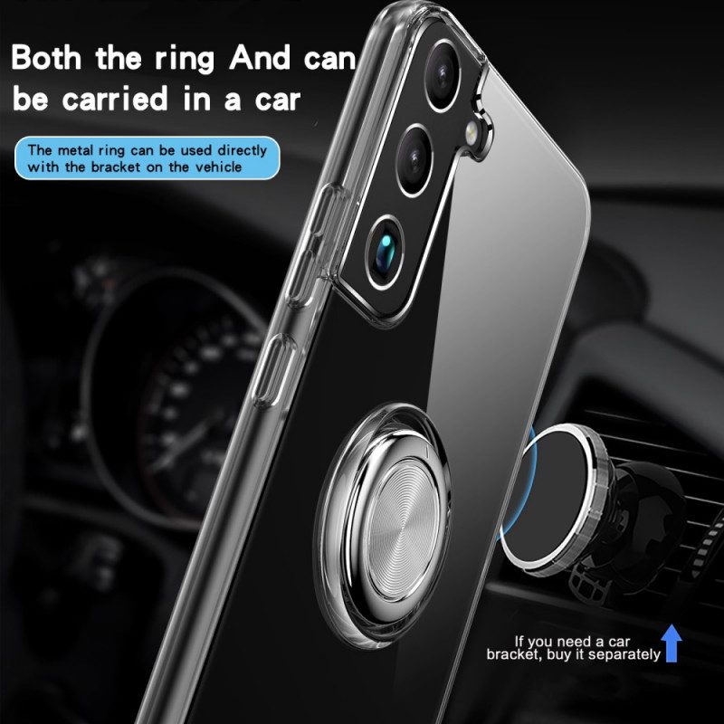 Cover Samsung Galaxy S22 5G Trasparente Con Anello-supporto