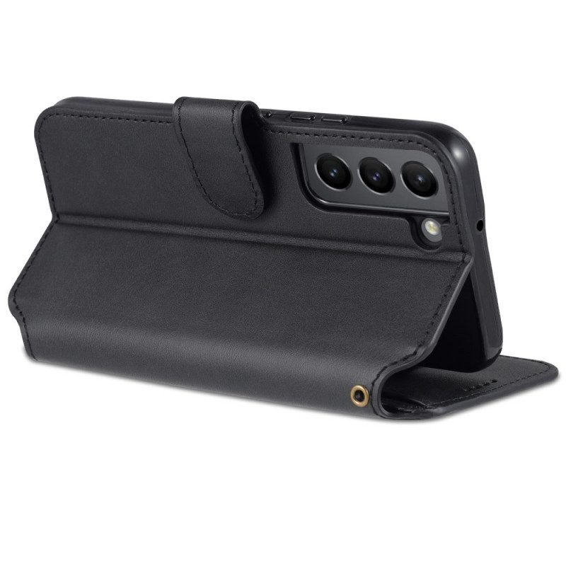 Custodia in pelle Samsung Galaxy S22 5G Azns Retrò