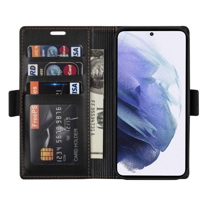 Custodia in pelle Samsung Galaxy S22 5G Ln.bekus Effetto Pelle