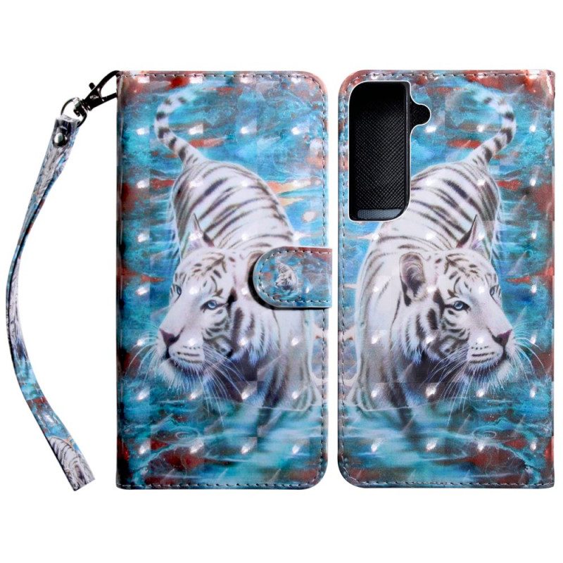 Custodia in pelle Samsung Galaxy S22 5G Luciano La Tigre