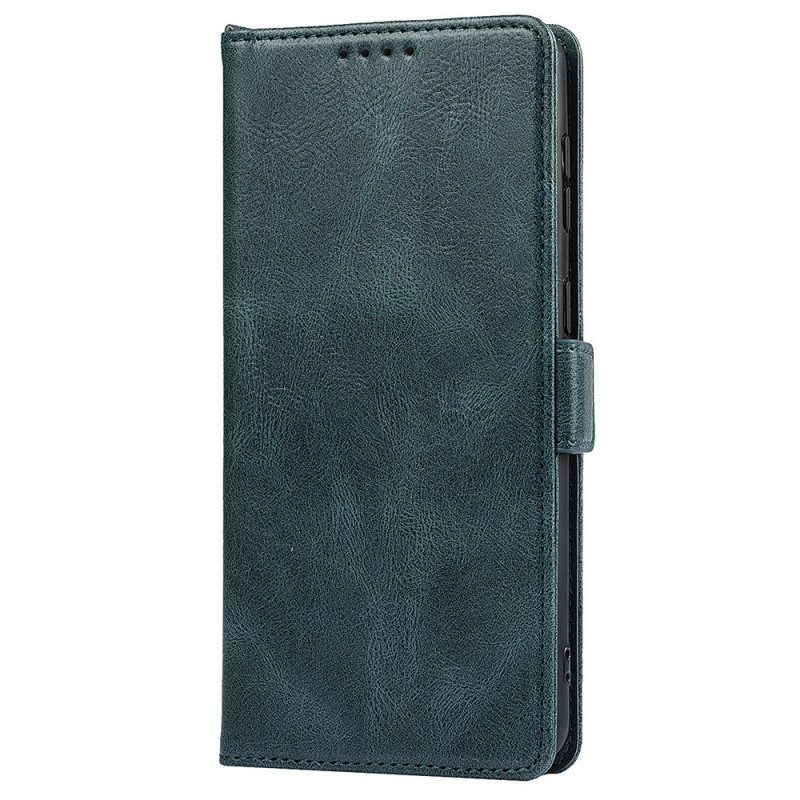 Custodia in pelle Samsung Galaxy S22 5G Tecnologia Rfid Style Leather