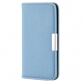 Folio Cover Samsung Galaxy S22 5G Custodia in pelle Ecopelle Litchi Ultra Chic