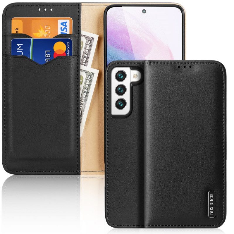 Folio Cover Samsung Galaxy S22 5G Custodia in pelle Rfid Dux Ducis