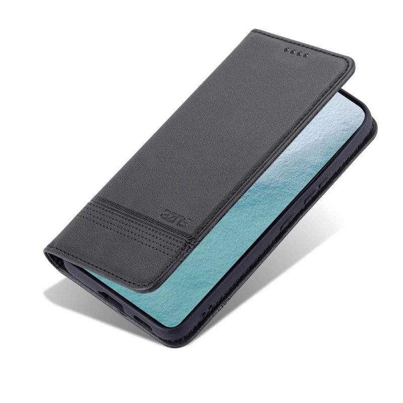 Folio Cover Samsung Galaxy S22 5G Custodia in pelle Stile In Pelle Azns