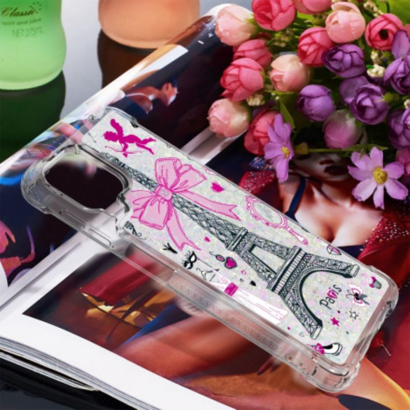 Cover Samsung Galaxy A22 Le Paillettes Della Torre Eiffel