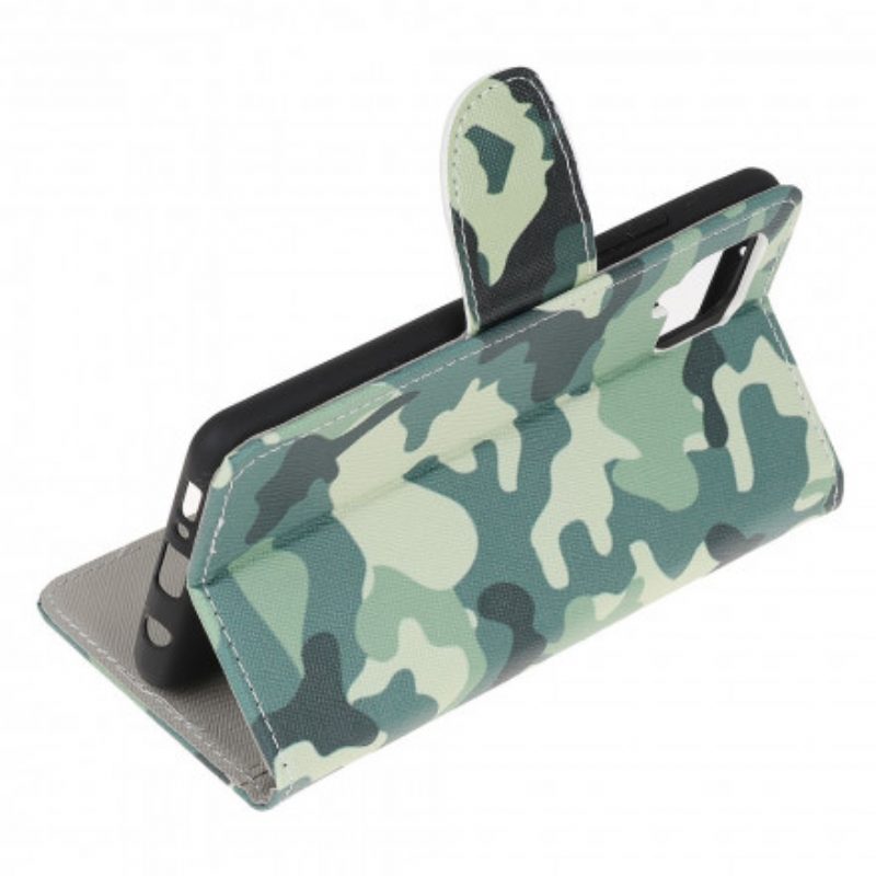 Custodia A Portafoglio Samsung Galaxy A22 Camuffamento Militare