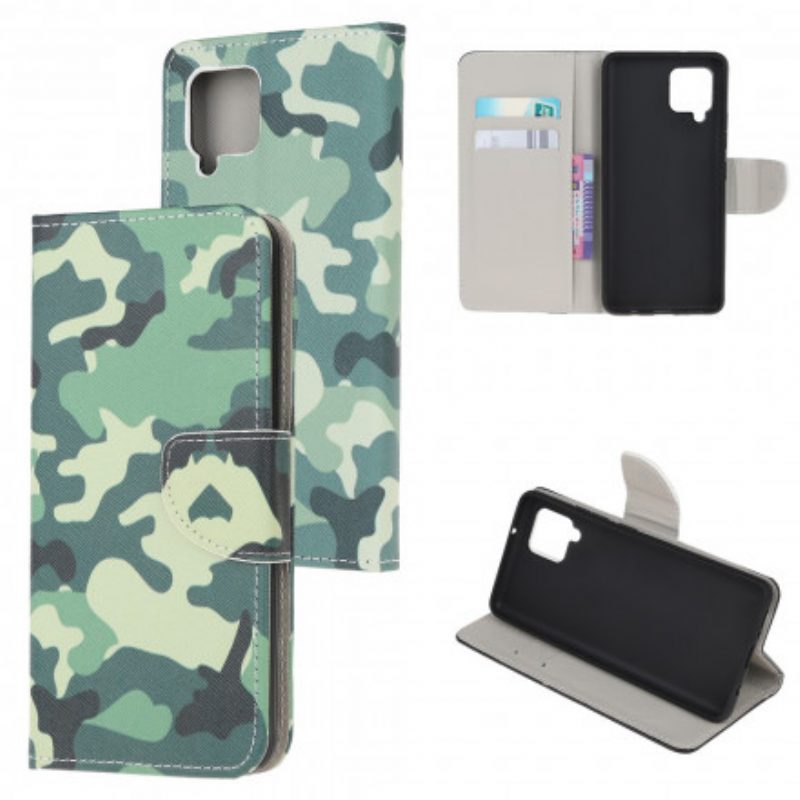 Custodia A Portafoglio Samsung Galaxy A22 Camuffamento Militare