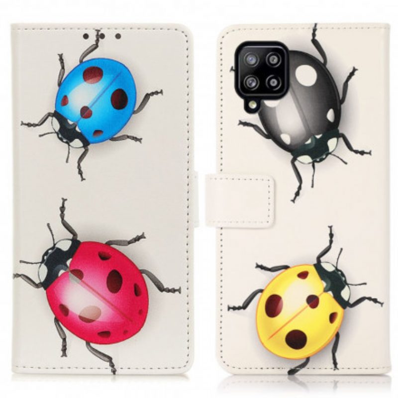 Custodia in pelle Samsung Galaxy A22 Coccinelle