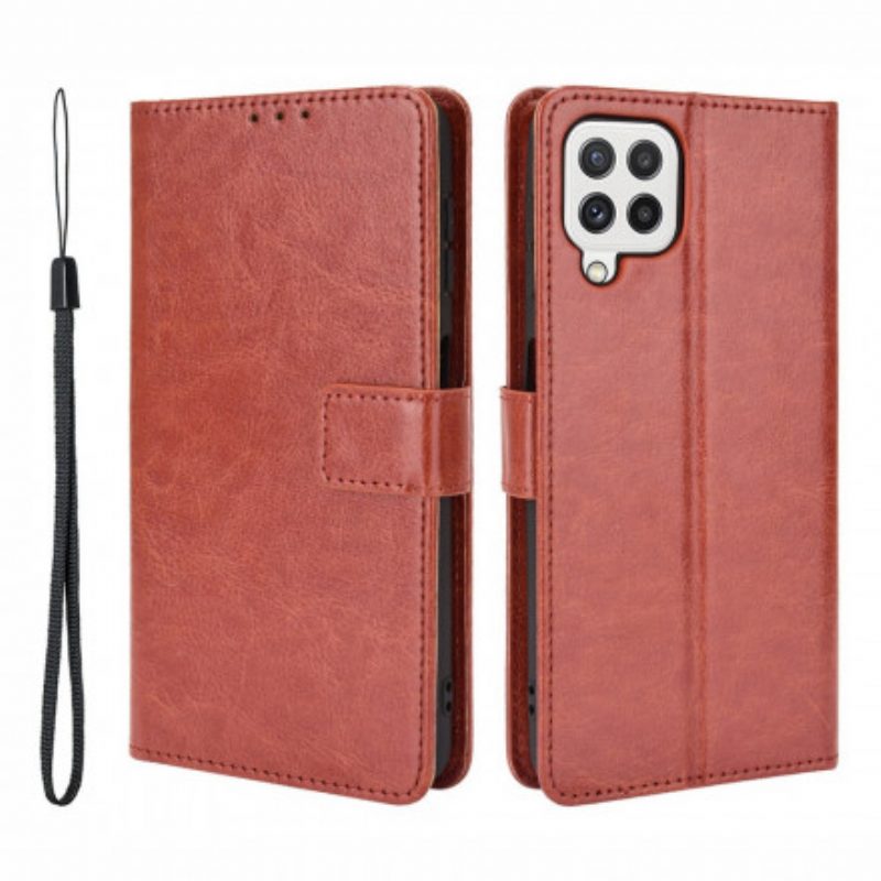 Custodia in pelle Samsung Galaxy A22 Ecopelle Appariscente