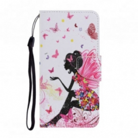 Custodia in pelle Samsung Galaxy A22 Fata Magica