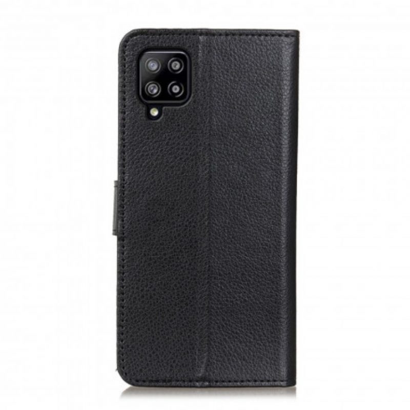 Custodia in pelle Samsung Galaxy A22 Tradizionalmente Litchi