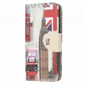Custodia in pelle Samsung Galaxy A22 Vita Londinese