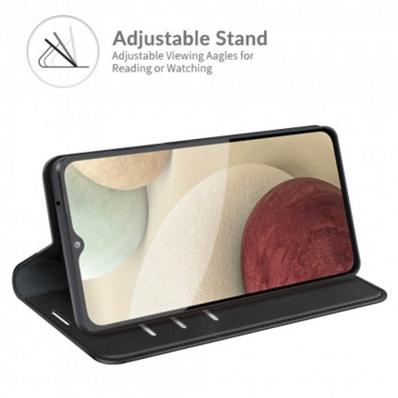 Folio Cover Samsung Galaxy A22 Custodia in pelle Tocco Di Pelle