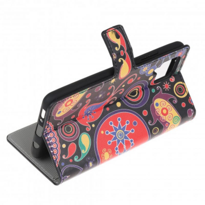 Folio Cover Samsung Galaxy A22 Disegno Della Galassia