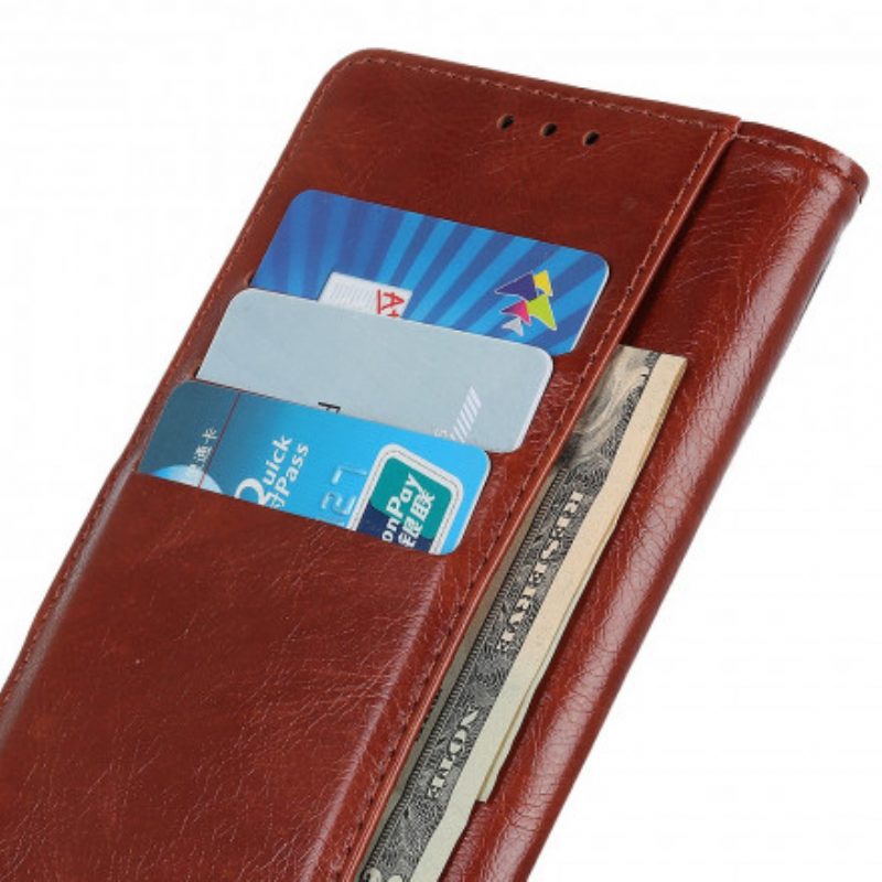 Folio Cover Samsung Galaxy A22 Effetto Pelle Nappa Anticata