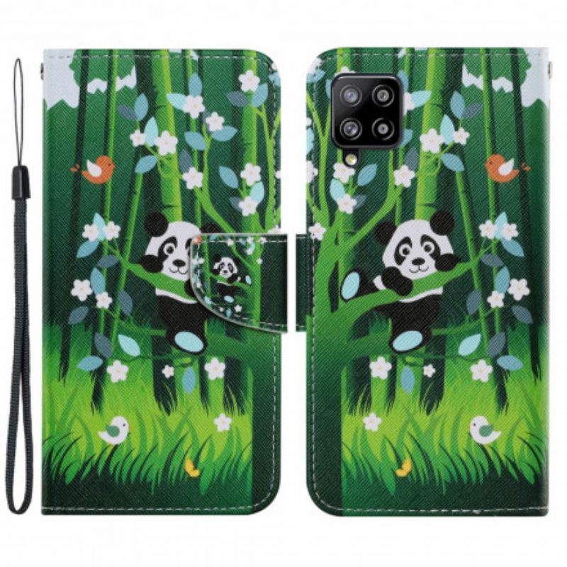 Folio Cover Samsung Galaxy A22 Passeggiata Del Panda
