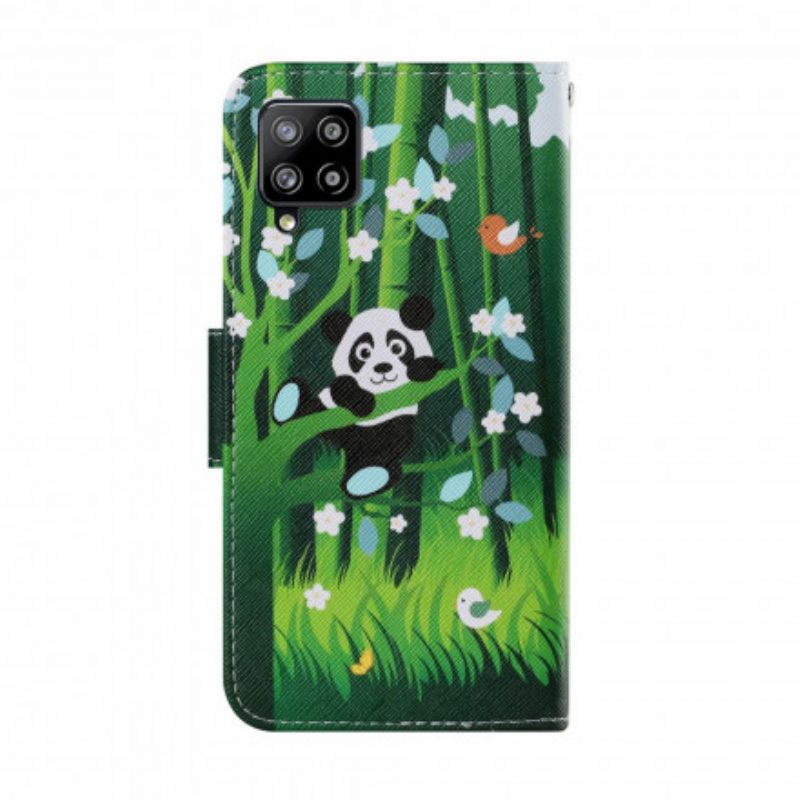 Folio Cover Samsung Galaxy A22 Passeggiata Del Panda