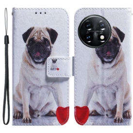 Custodia in pelle OnePlus 11 5G Cane Carlino