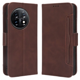 Custodia in pelle OnePlus 11 5G Multi-carte