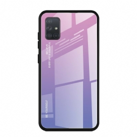 Cover Samsung Galaxy A71 Vetro Temperato Sii Te Stesso