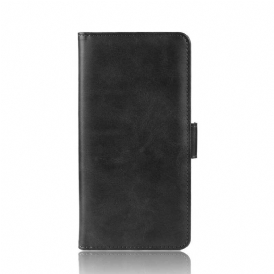 Custodia in pelle Samsung Galaxy A71 Folio Cover Doppio Lembo