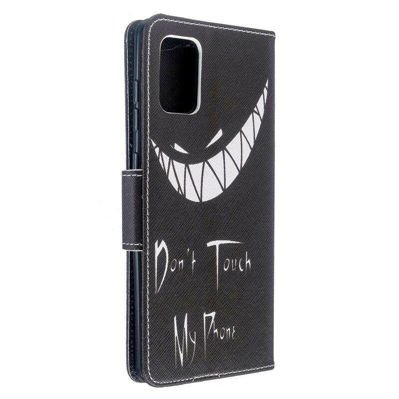 Custodia in pelle Samsung Galaxy A71 Telefono Del Diavolo