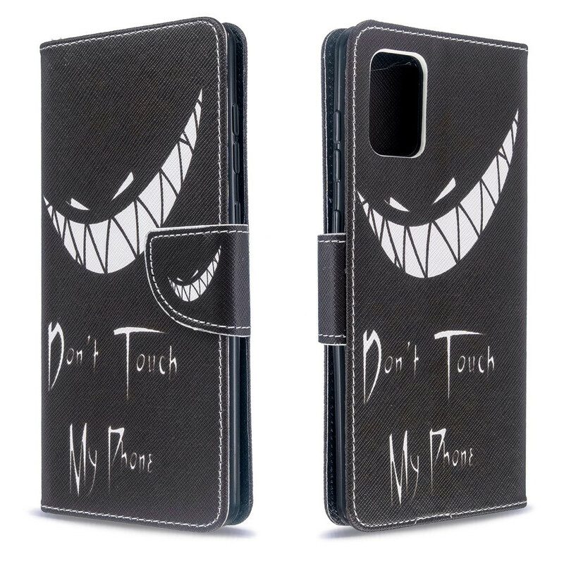 Custodia in pelle Samsung Galaxy A71 Telefono Del Diavolo