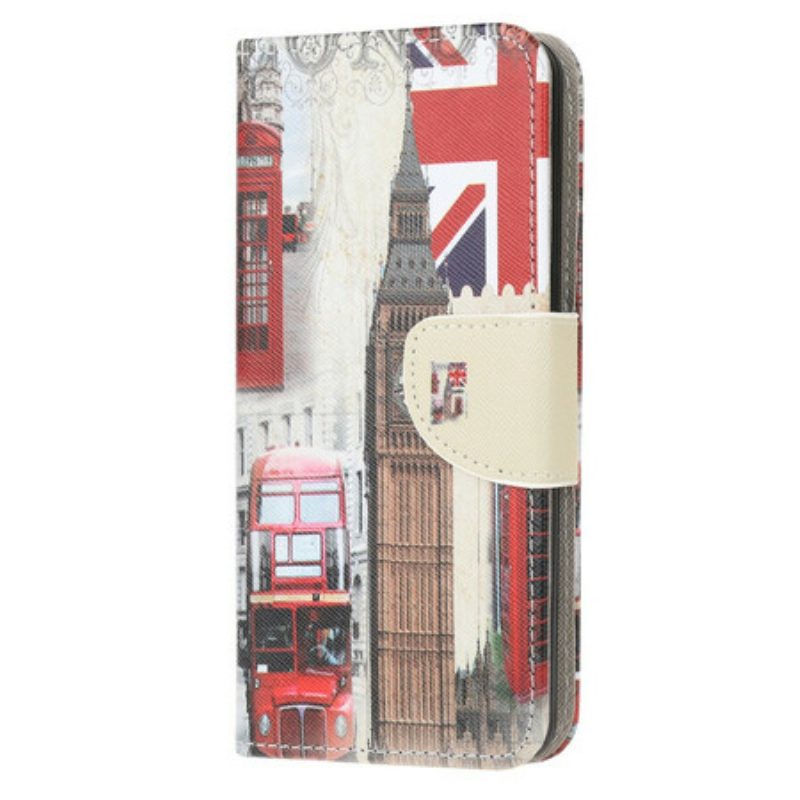 Custodia in pelle Samsung Galaxy A71 Vita Londinese