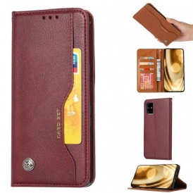 Folio Cover Samsung Galaxy A71 Custodia in pelle Portacarte In Ecopelle