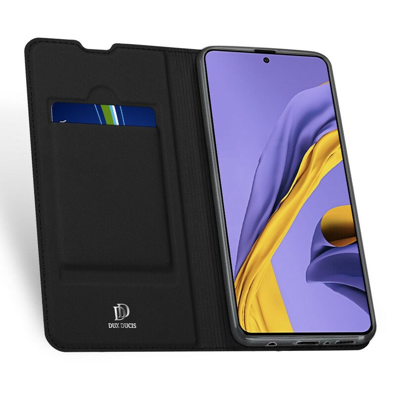 Folio Cover Samsung Galaxy A71 Custodia in pelle Pelle Pro Dux Ducis