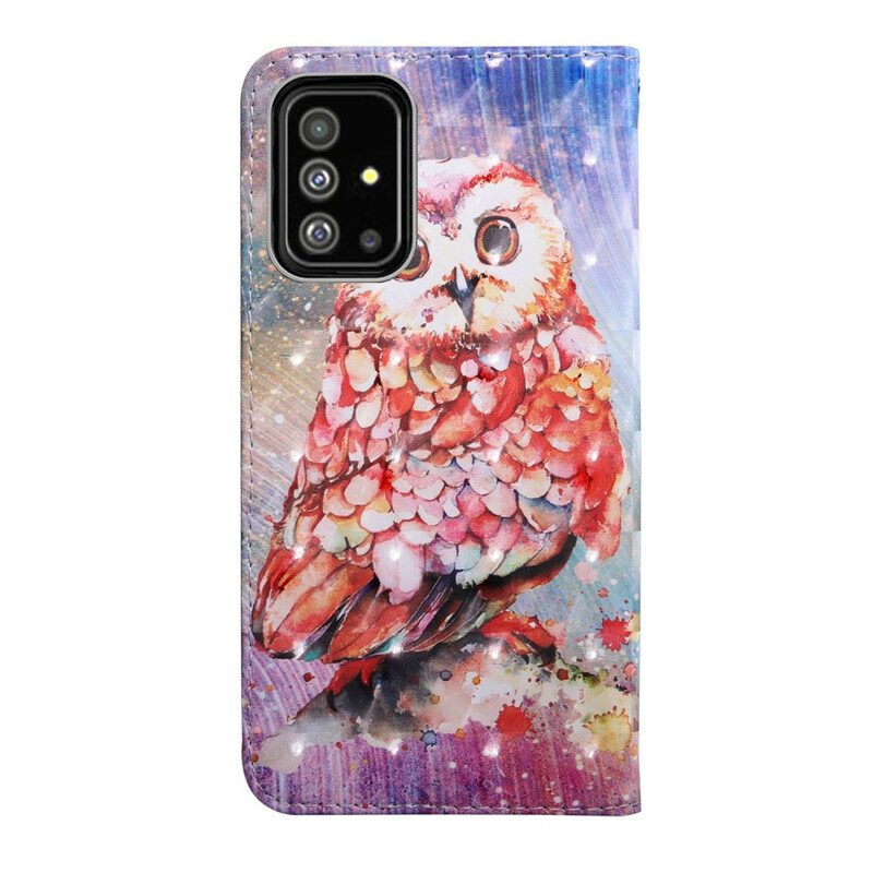 Folio Cover Samsung Galaxy A71 Gufo Il Pittore