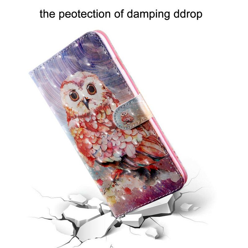 Folio Cover Samsung Galaxy A71 Gufo Il Pittore