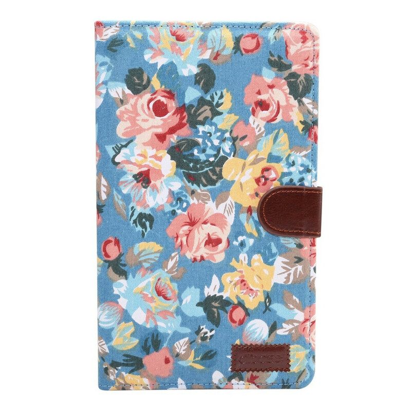 Custodia A Portafoglio Samsung Galaxy Tab A7 Lite Fiori Di Libertà