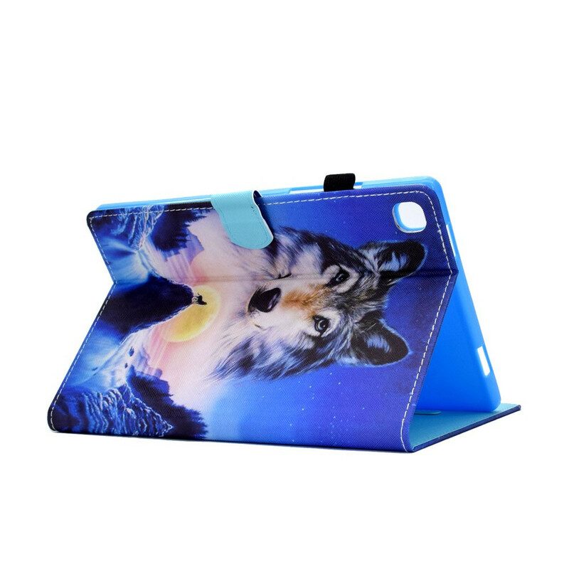Custodia A Portafoglio Samsung Galaxy Tab A7 Lite Lupo Di Montagna
