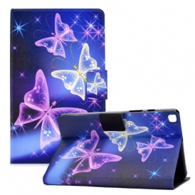 Custodia in pelle Samsung Galaxy Tab A7 Lite Fata Farfalla
