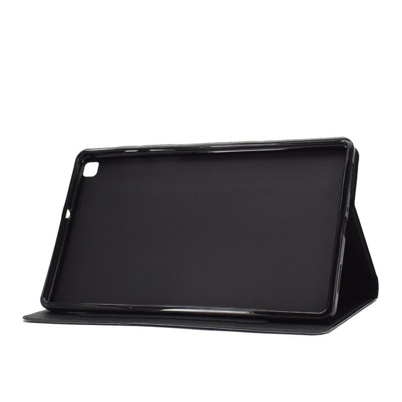 Custodia in pelle Samsung Galaxy Tab A7 Lite Fata Farfalla