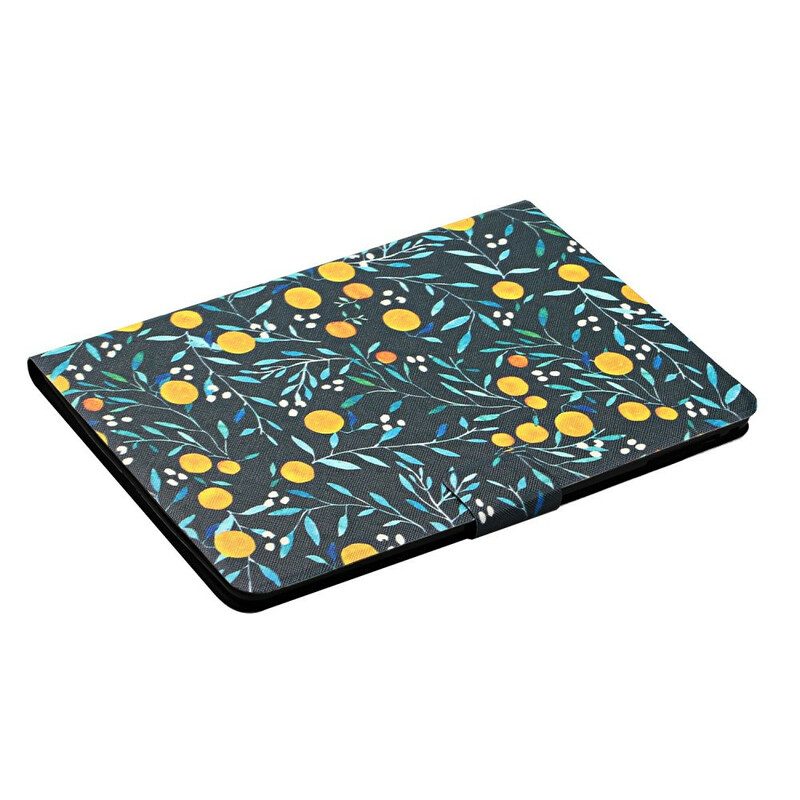 Custodia in pelle Samsung Galaxy Tab A7 Lite Fiori Fiori Fiori