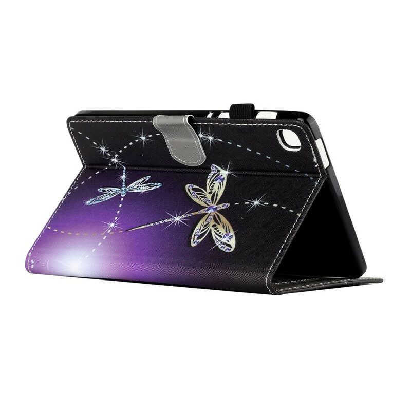 Custodia in pelle Samsung Galaxy Tab A7 Lite Libellule