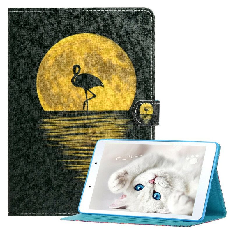 Custodia in pelle Samsung Galaxy Tab A7 Lite Luna