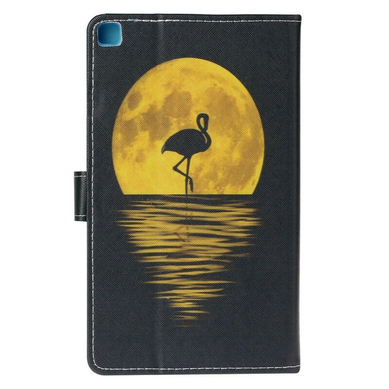 Custodia in pelle Samsung Galaxy Tab A7 Lite Luna