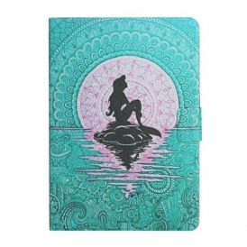 Custodia in pelle Samsung Galaxy Tab A7 Lite Mandala Sirena