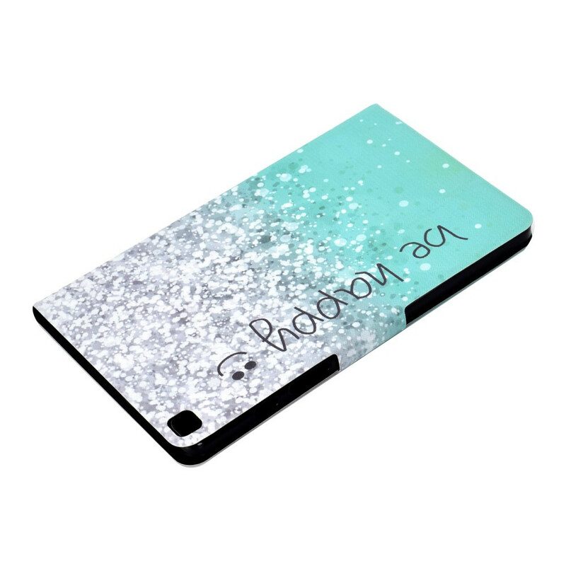 Custodia in pelle Samsung Galaxy Tab A7 Lite Paillettes Lucide
