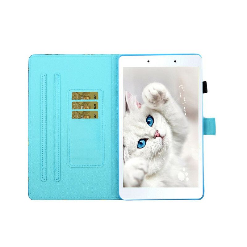 Custodia in pelle Samsung Galaxy Tab A7 Lite Re Gufo