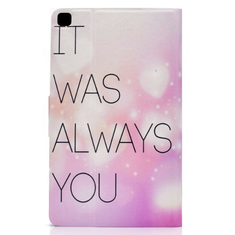 Custodia in pelle Samsung Galaxy Tab A7 Lite Sei Sempre Stato Tu
