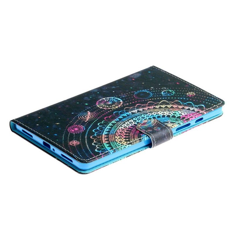 Custodia in pelle Samsung Galaxy Tab A7 Lite Serie Di Arte Mandala