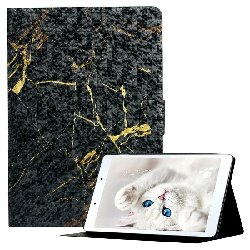 Custodia in pelle Samsung Galaxy Tab A7 Lite Stile Marmo