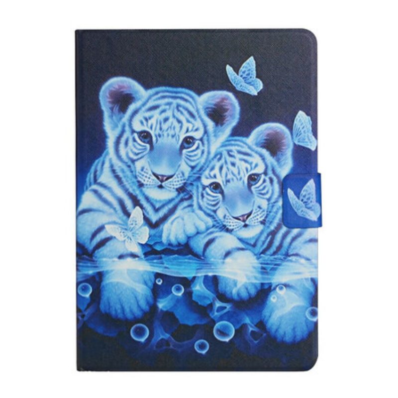 Custodia in pelle Samsung Galaxy Tab A7 Lite Tigri
