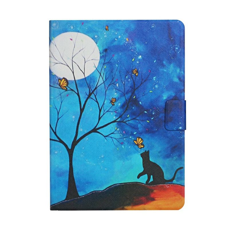 Folio Cover Samsung Galaxy Tab A7 Lite Albero Alla Luna E Al Sole